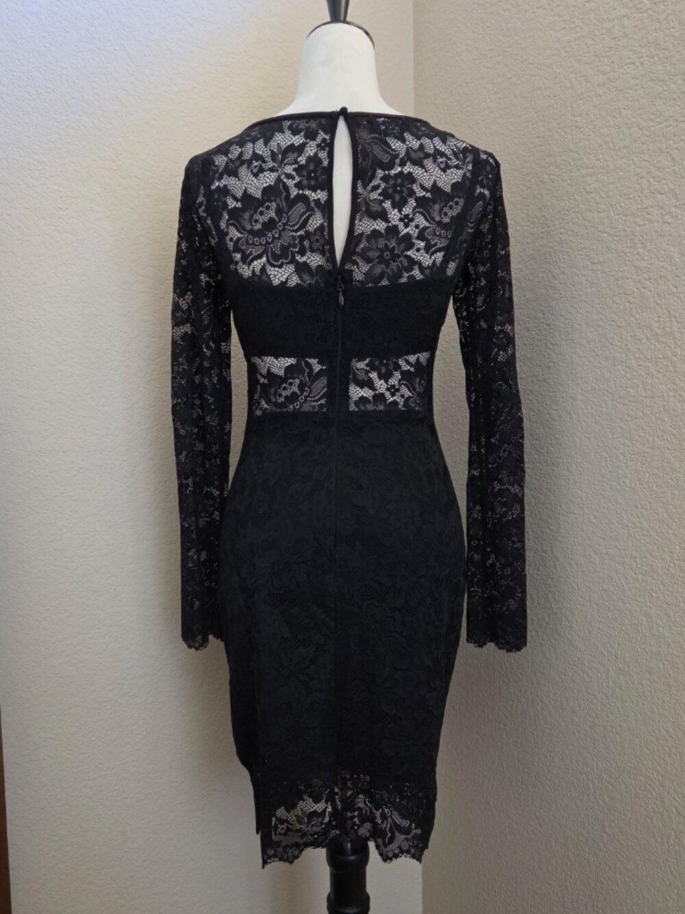 Bebe Black Lace Dress - Size S - Picture 3 of 6